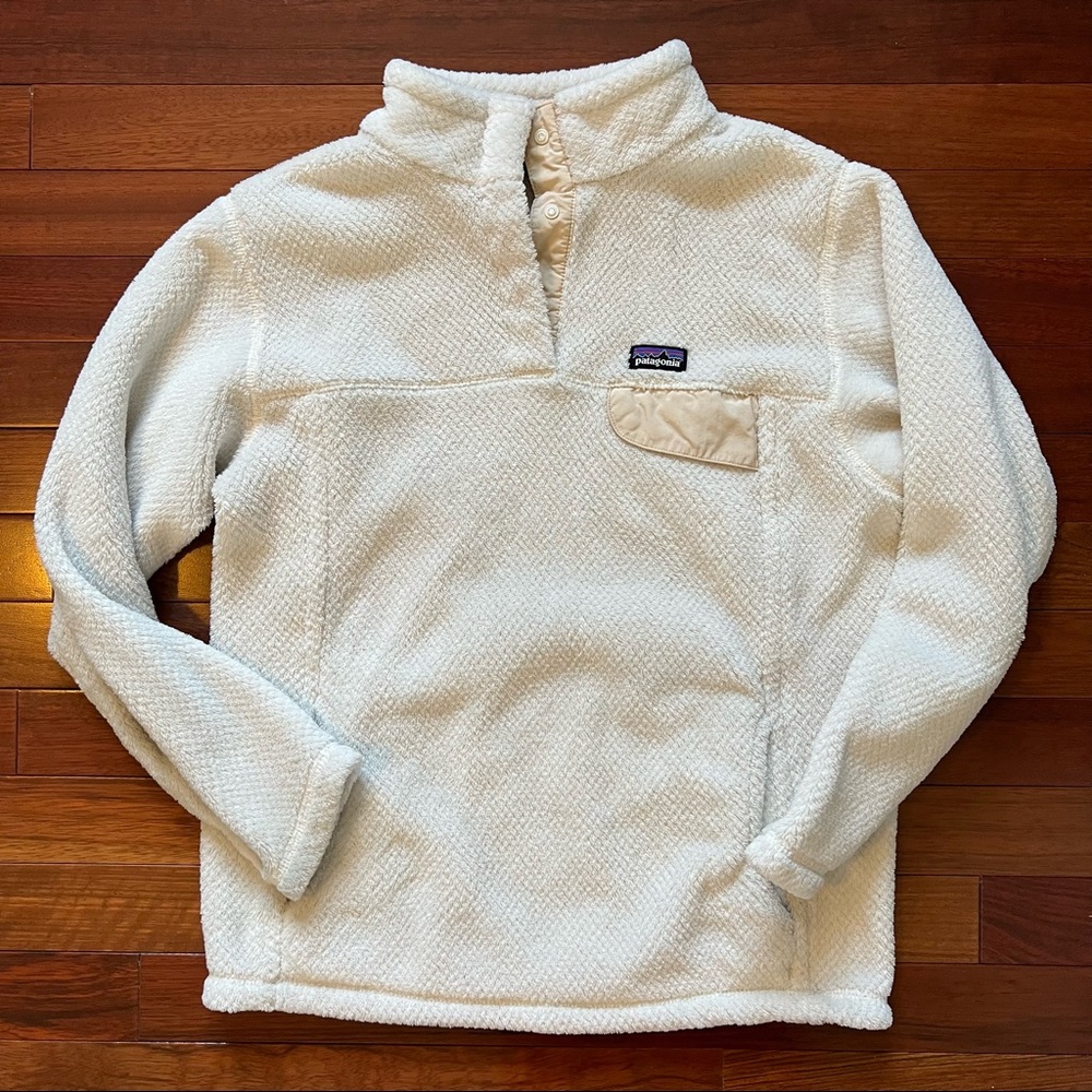 Patagonia Girls Re-Tool Snap-T Fleece Pullover - Girls Size XL